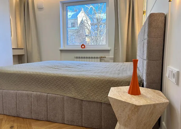 Algirdo Apartments, Self Check-in, Free Private Parking Daire Vilnius